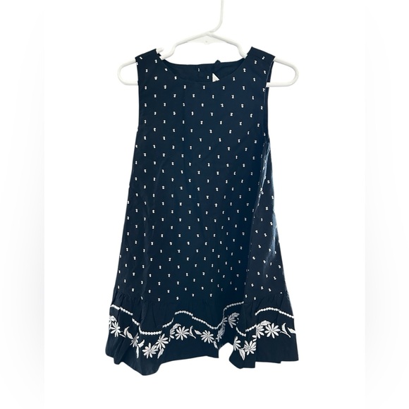 Janie and Jack Other - 🎉HP🎊🆕Janie and Jack Black Dress with White Embroidery